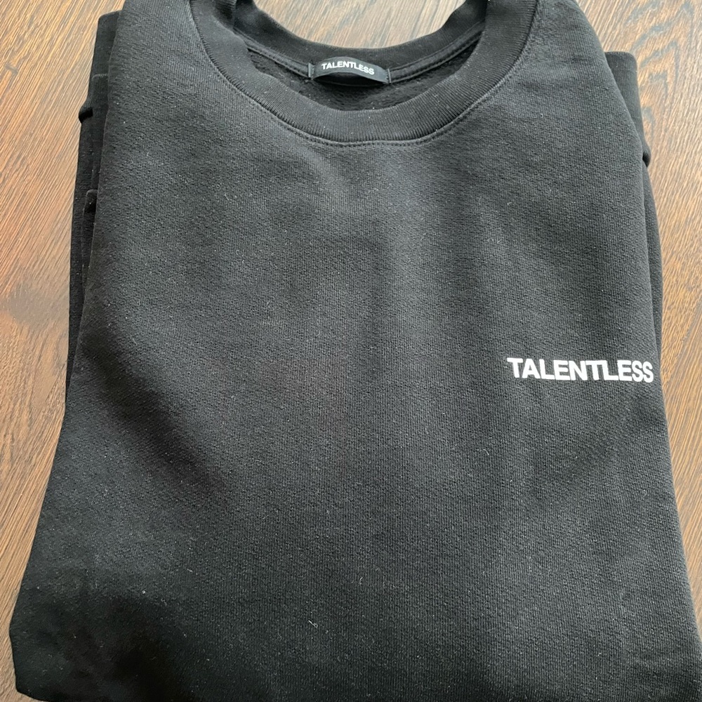 Talentless black XL sweatshirt